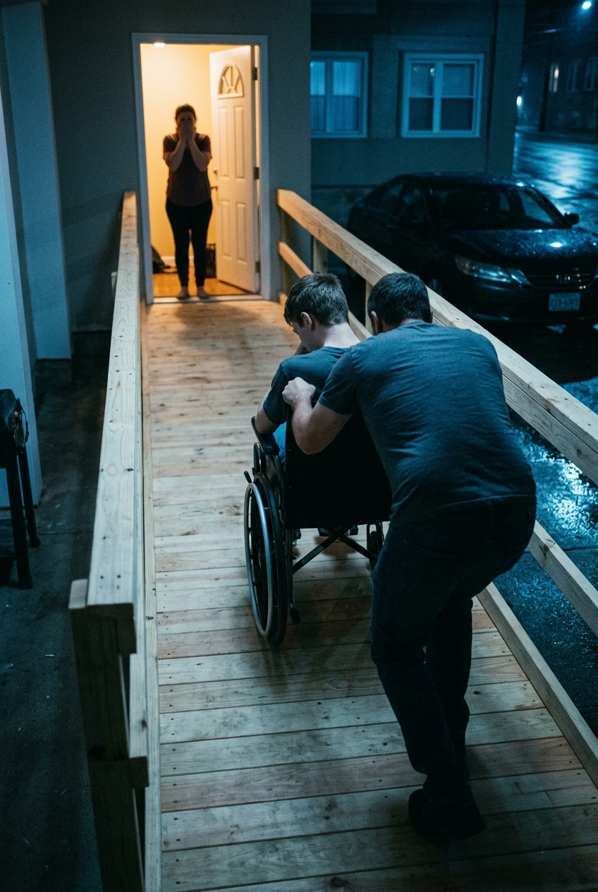 The ramp — found photograph